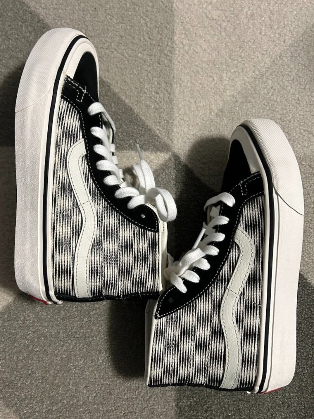 Vans SK8-Hi 138 Decon‎ SF Sneakers BLUR CHECK Men's 3.5/Women's 5